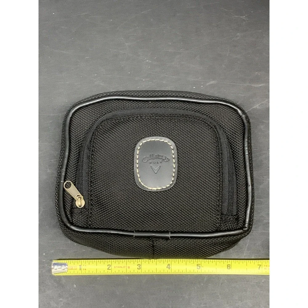 Callaway Golf Rangefinder Case Ball Tee Black Zipper